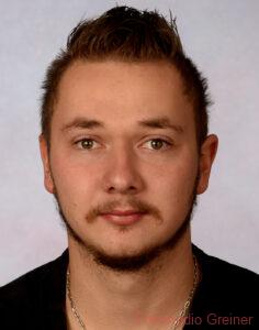 Biometrisches Passbild junger Mann